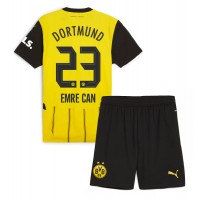 Borussia Dortmund Emre Can #23 Domáci Detský futbalový dres 2024-25 Krátky Rukáv (+ trenírky)